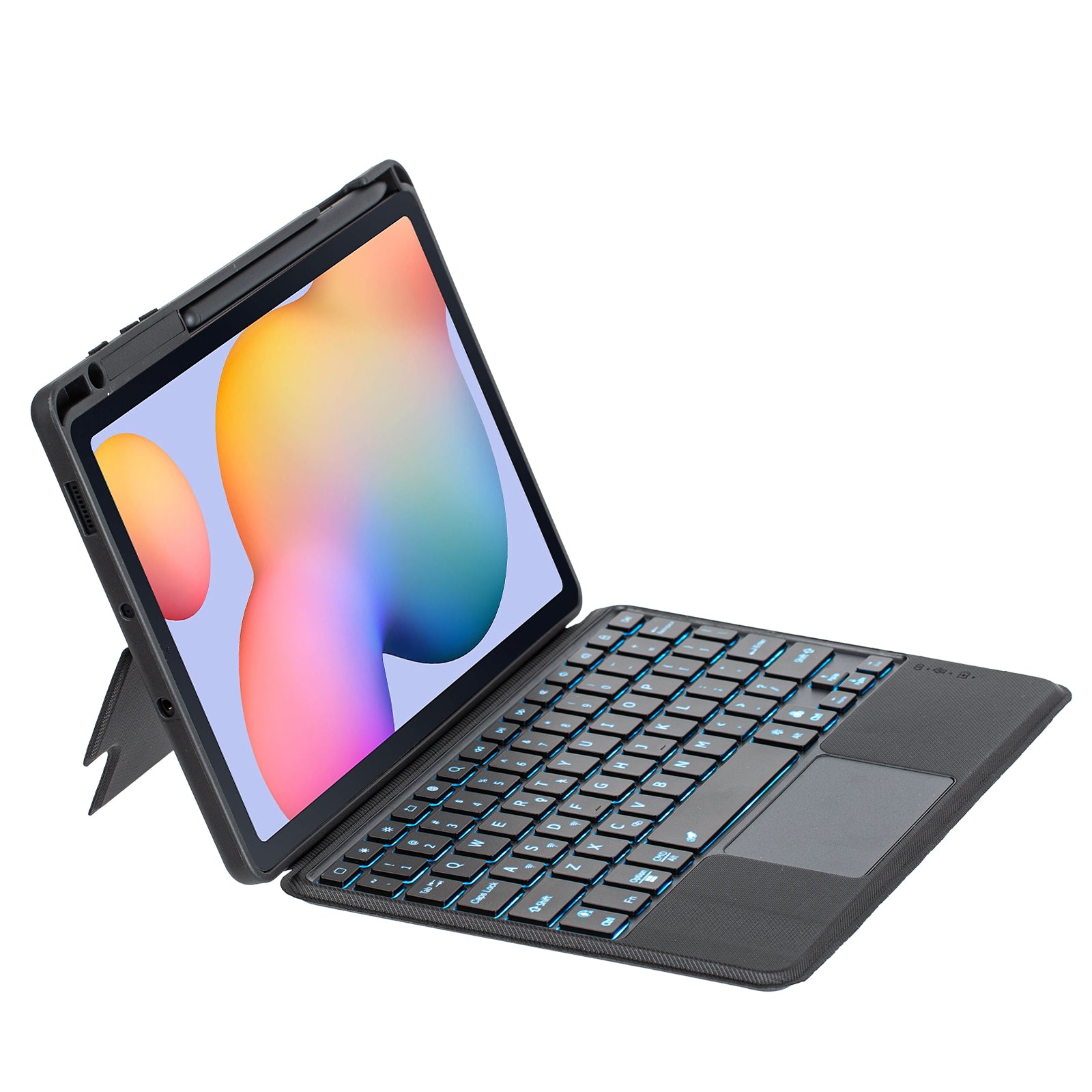 TA08B-AS pro Samsung Galaxy Tab S6 Lite / S6 Lite (2022) vyjímatelný kožený stojánek na tablet s Bluetooth klávesnicí a držákem pera TA08B-AS pro Samsung Galaxy Tab S6 Lite / S6 Lite (2022) vyjímatelný kožený stojánek na tablet s Bluetooth klávesnicí a držákem pera